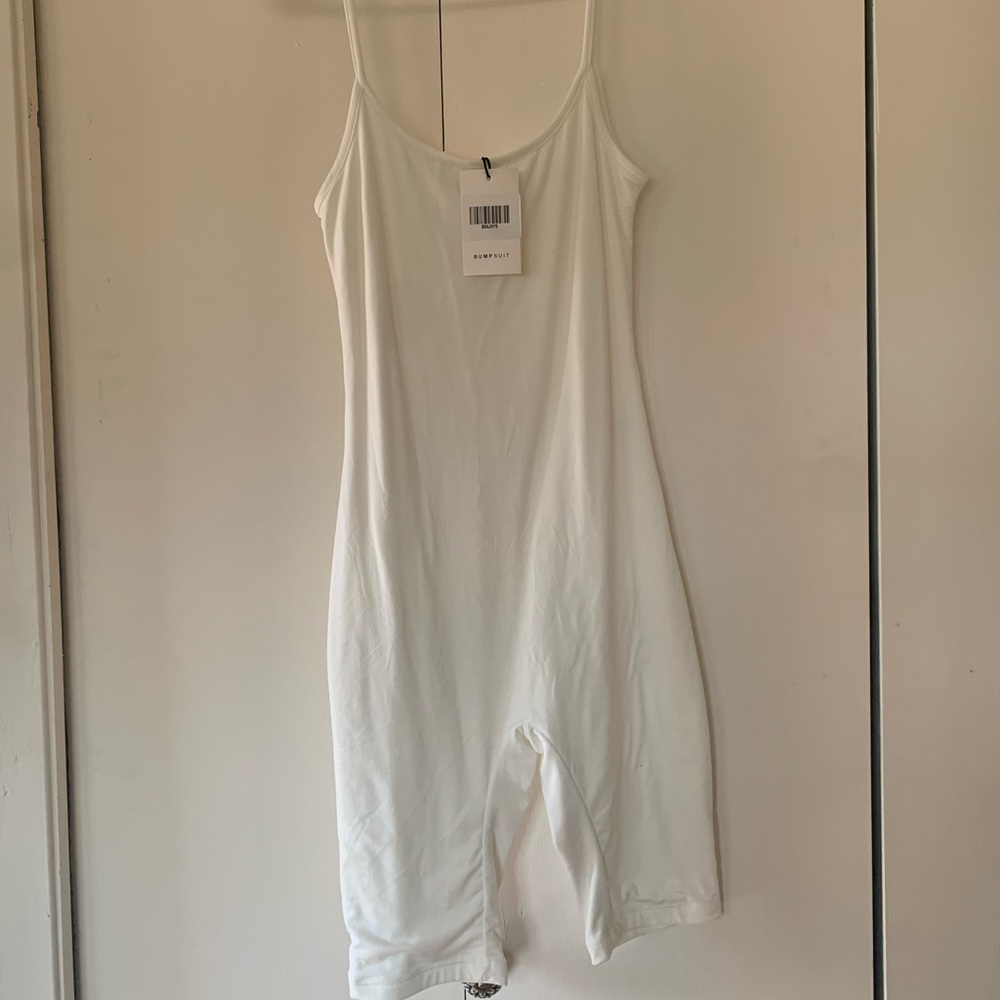 White Bumpsuit size small NWT